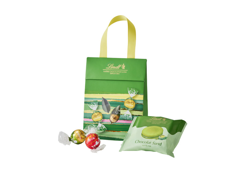 抹茶リンドール アソート & 抹茶ショコラサンド バッグ 5個入
