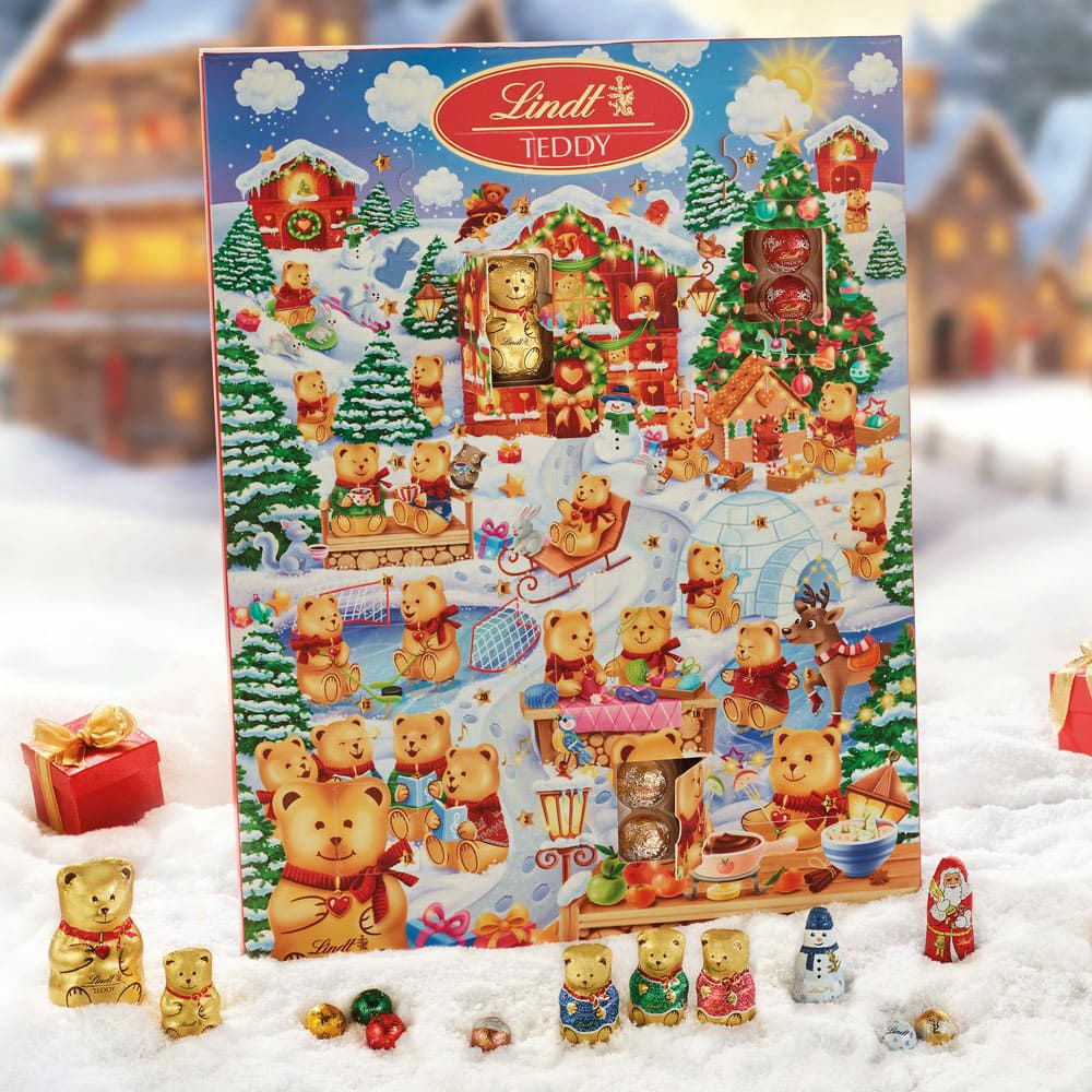 リンツテディ スノーゲーム アドベントカレンダー 265g | リンツ