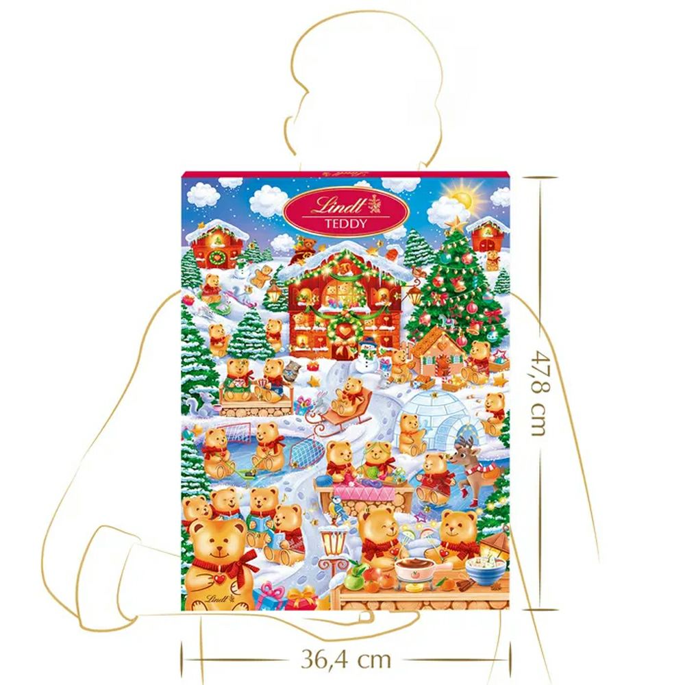リンツテディ スノーゲーム アドベントカレンダー 265g | リンツ