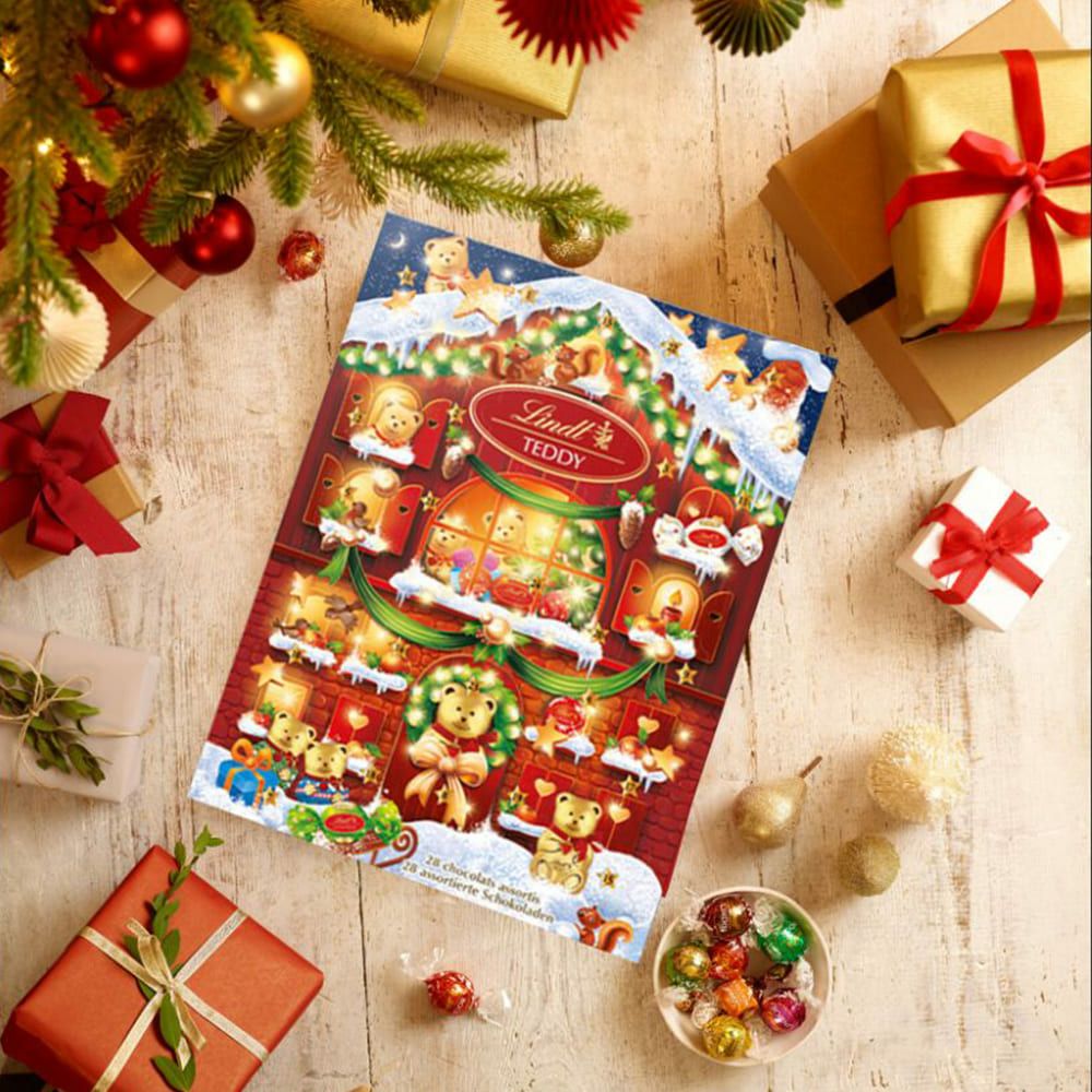 リンツテディ ハウス アドベントカレンダー 170g | リンツ