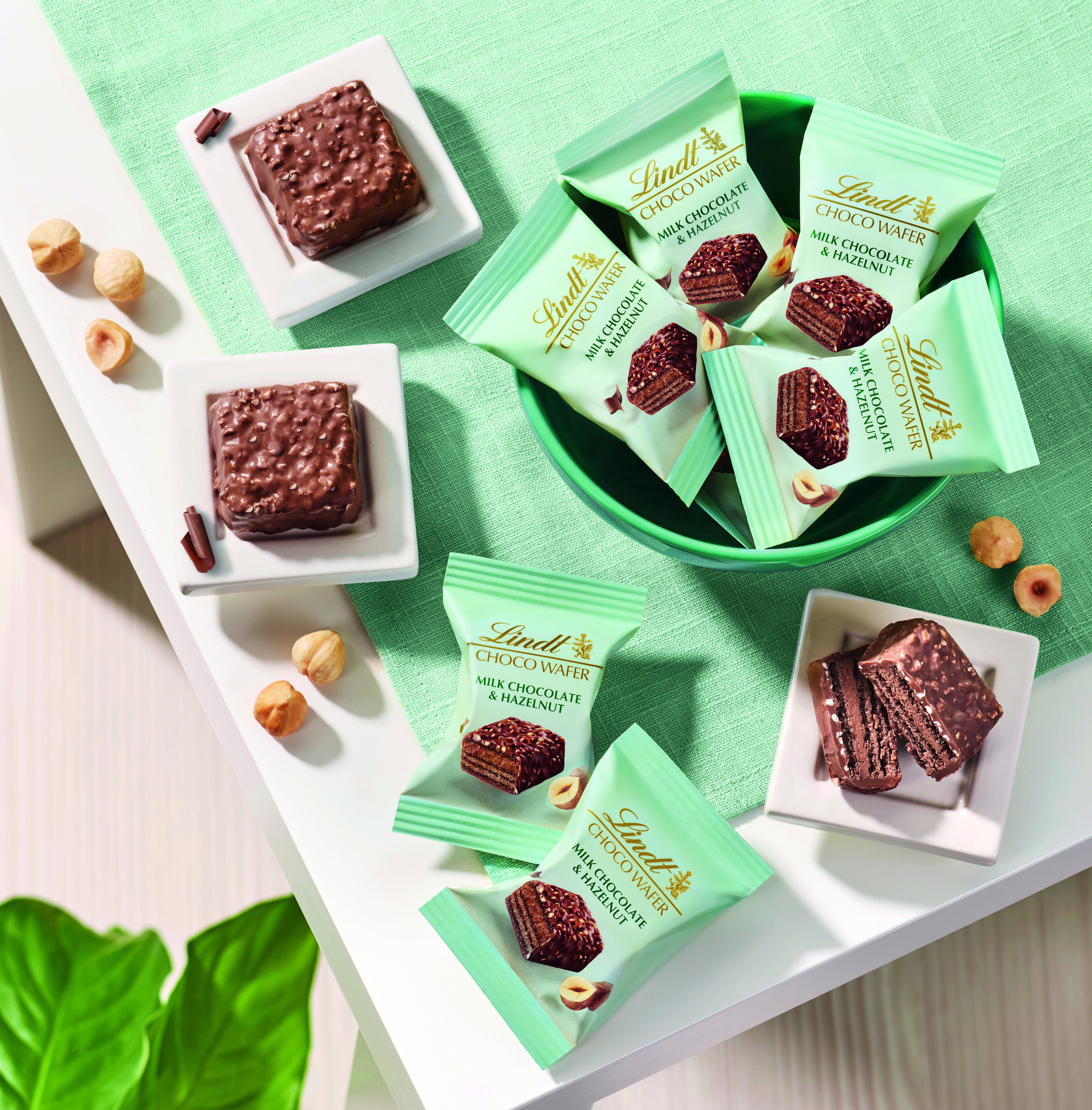 リンツ チョコウェイファーパック ヘーゼルナッツ 135g | リンツ