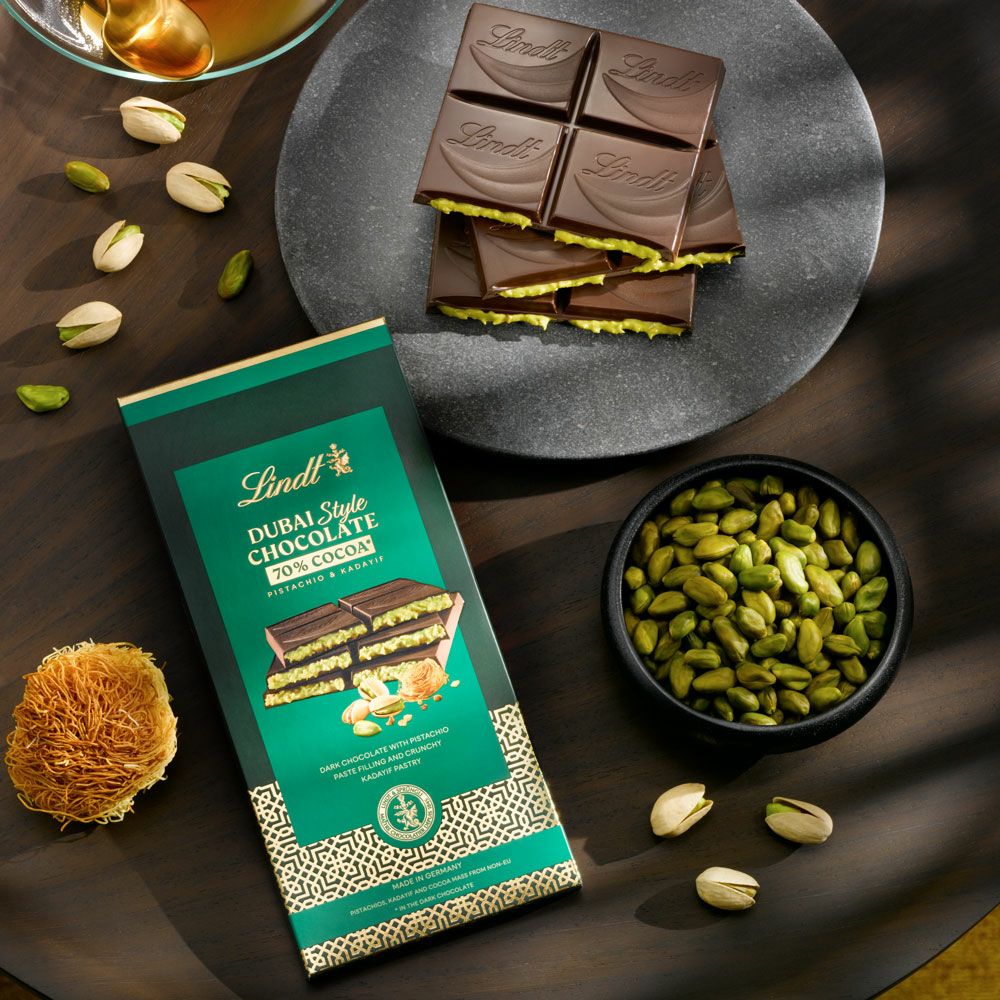 リンツ ドバイスタイルチョコレート タブレット ダーク | リンツ